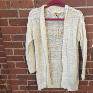 Cream Knitted Cardigan